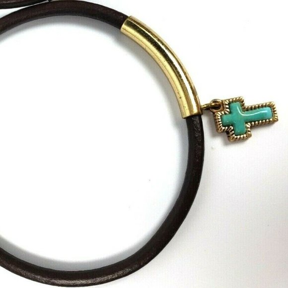 Barse Bangle Charm Bracelet Lot of 3 Cross Wing - Picture 9 of 9